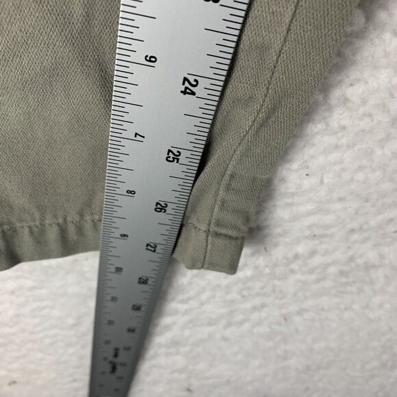 Da-Nang Pants Women's Small Olive Green Floral Embroidery Mid-Rise Straight 9700 - Picture 6 of 16